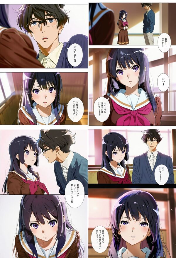 ヒロインえっち -高坂〇奈・田中あ〇か- 画像1