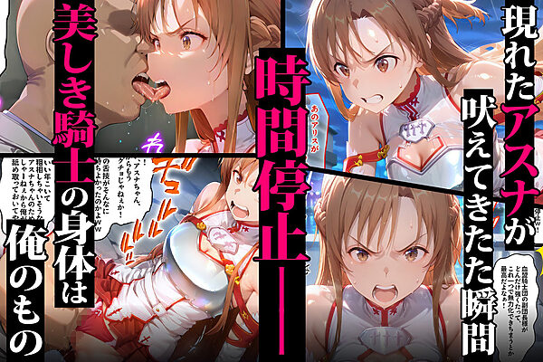 時間停止絶対種付け  〜プライド崩壊、ヒロイン強●メス奴● アスナ＆アリス・シンセシス・サーティ編〜 画像2