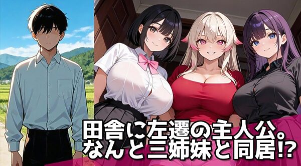 孕ませ郡夜●い村の三姉妹〜熱い白濁精子を取り合う爆乳三姉妹とドクドク中出しナイト〜 画像1