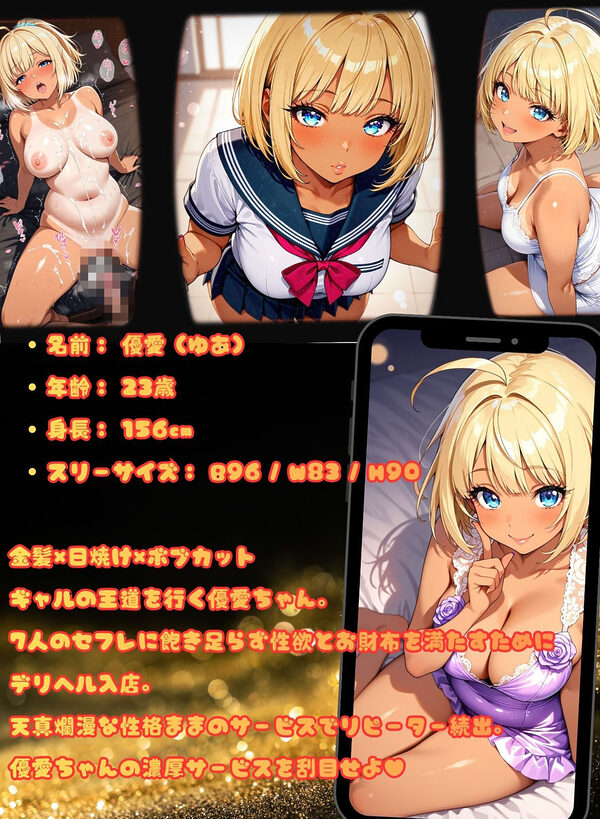 デリ嬢のオシゴト(優愛)豪華4コスチューム 極上の240分コース 画像1