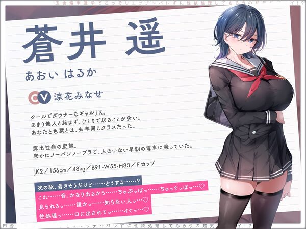 【露出×背徳】電車通学でこっそりエッチ〜バレずに性欲処理してもらうの超気持ちイイ！？【JKハメ比べ】vv 画像7