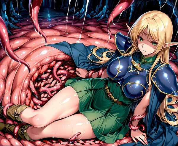 ハイエルフ洗脳丸呑み悪堕ち〜淫魔化搾精〜 画像3