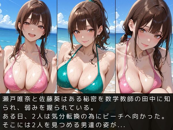 瀬戸唯奈と佐藤葵の秘密〜ビーチ編 画像4