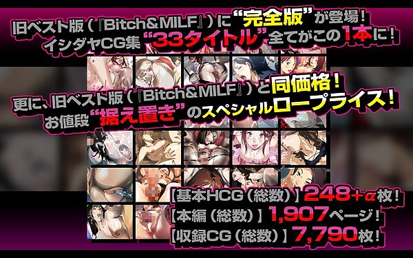 【全旧作フルコンプ!】Bitch&MILF完全版〜イシダヤCG集全33作品フルコンプリートパック〜【スペシャルプライス】 画像1