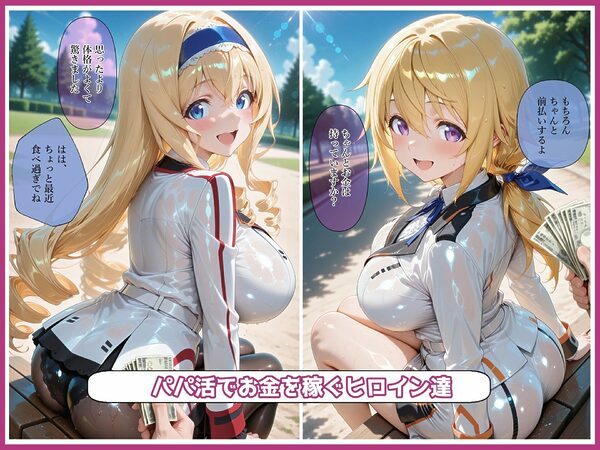 パパ活ヒロインと膣内射精えっちする話 I・〇編 シャルロッ〇・デュノア&セシリ〇・オルコット 画像2