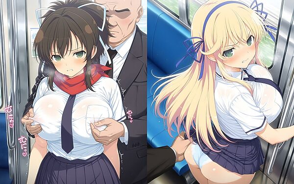 痴●おじさんに屈服する忍少女たち 画像1