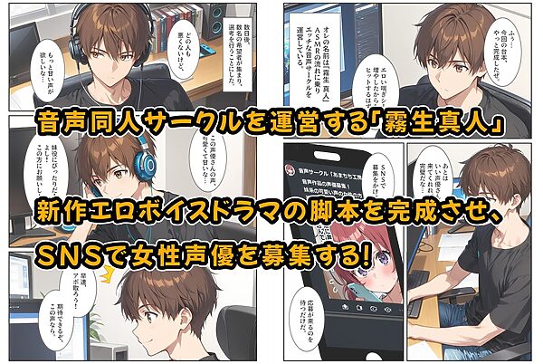 エロゲ声優志望の爆乳妹が兄の実演セックス指導でガチ恋する話。 画像1