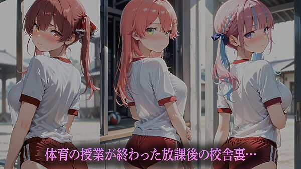 校舎裏の秘密（はーと）〜ブルマ姿の彼女と〜    （ホ●ライブバージョン） 画像1