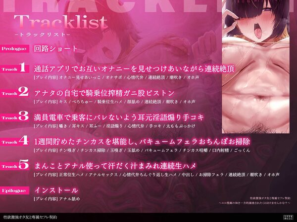 【ぬちゃぬちゃフォーリー/ドスケベ差分イラスト】性欲激強オタ友と専属セフレ契約〜エロ漫画の如きケダモノ交尾したくはありませんかな?〜【KU100】 画像5