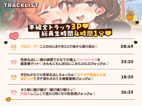 オナニー大好きなぼくが文化祭の劇のキスシーンでみんなが狙ってるデカパイむちむちJKとがっつりキスしまくる話♪〜劇の練習と称してキスし放題♪キス以外もたっぷり♪〜 画像8