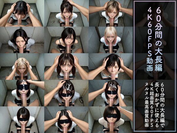 【音声付4K動画】夢幻 精飲肉便器 美人OL ニーハイストッキング編 画像8