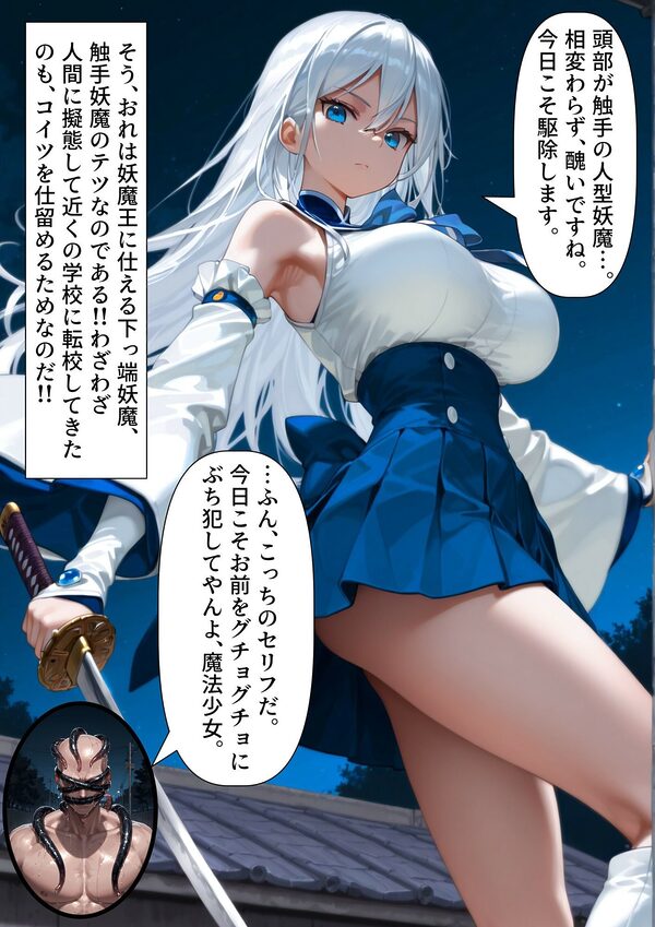 【寄生】触手怪人が魔法少女を乗っ取って闇落ちしたけど、魔法少女の正体は変身した彼女だった！？ 画像4