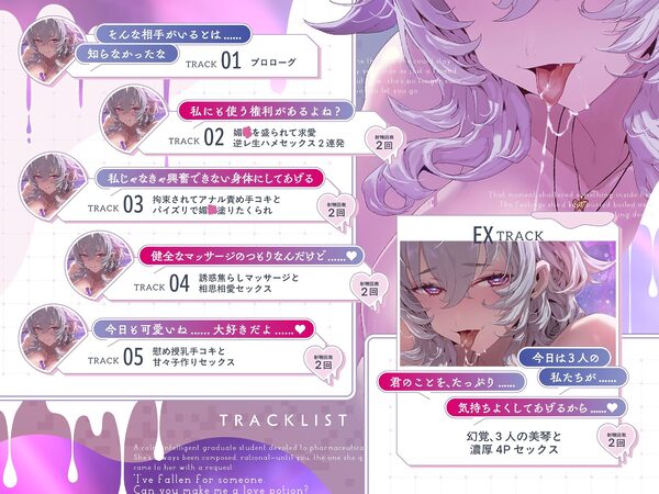 【あまあま×逆レ】溺愛研究者 あなたのことが大好きすぎるダウナーお姉さんに媚◯を盛られて…… 画像2