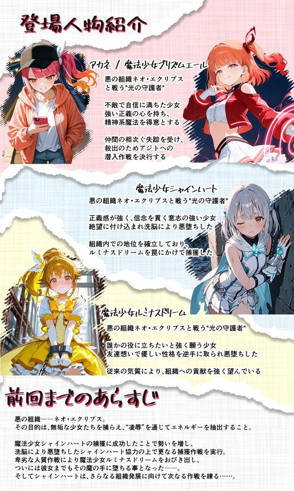 魔法少女プリズムエール 完全敗北！？ -魔法少女奪還作戦- 画像1