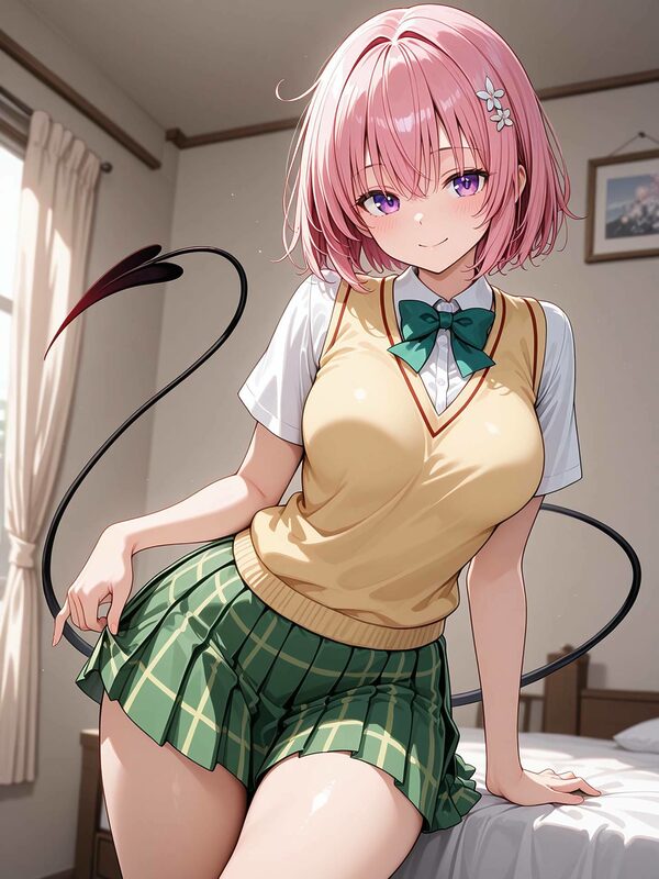 モモちゃんと濃厚セックス! 画像1