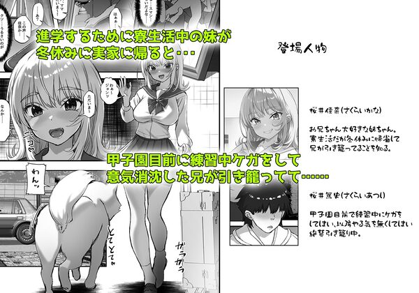 巨乳ちゃんなお兄ちゃん好き好き妹J系がヘタレ兄貴をおま〇こ使って更生させちゃう話。 画像1