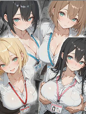 清楚な四つ子のOLは夜は全員俺の「セフレ」だった。【女子高生の秘密の花園】