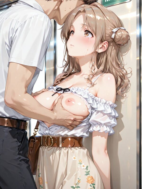 市川〇菜の痴●電車 画像5