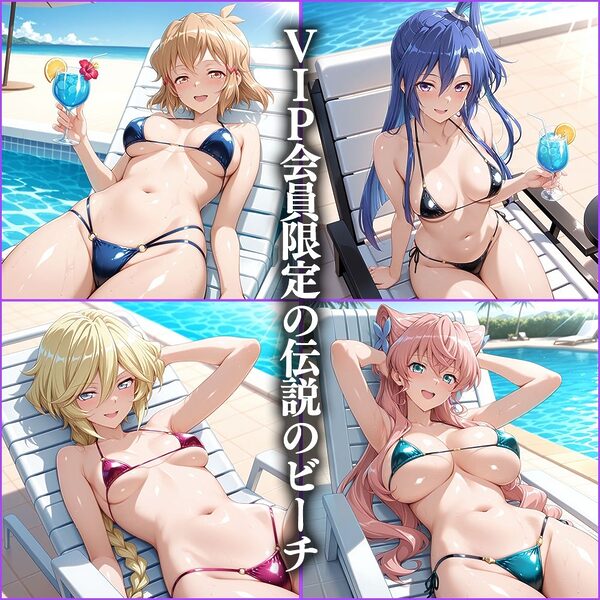 VIP会員限定のハーレムビーチ フォギア編2 画像1