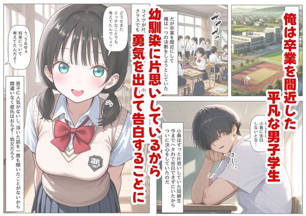 片思いの幼馴染は俺が何度タイムリープしても、非処女になる件 画像1