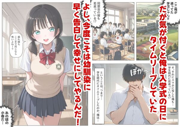 片思いの幼馴染は俺が何度タイムリープしても、非処女になる件 画像6