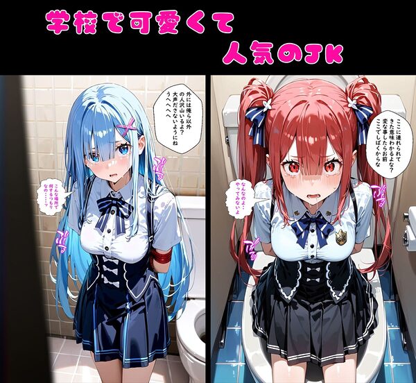 2人の狙われたJK 性奴●化計画 【肉便器編】(澪・紅羽) 画像1