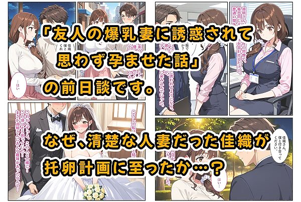 友人の爆乳妻に誘惑されて思わず孕ませた話‐前日譚〜夫の性癖で托卵覚醒した清楚妻〜 画像1