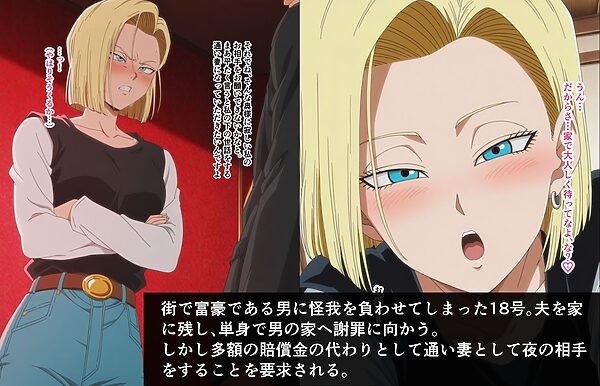 18号が体で損害賠償する話 画像1