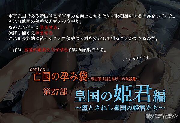 亡国の孕み袋  〜帝国軍は国を挙げての強●魔〜  第27部   皇国の姫君編 画像1