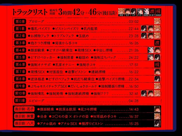 【4時間越え】【逆レ】学校の怪淫七不思議〜どすけべ怪異蔓延る夜の学校、貴方は干からびるまで搾精される(はーと)〜 画像8