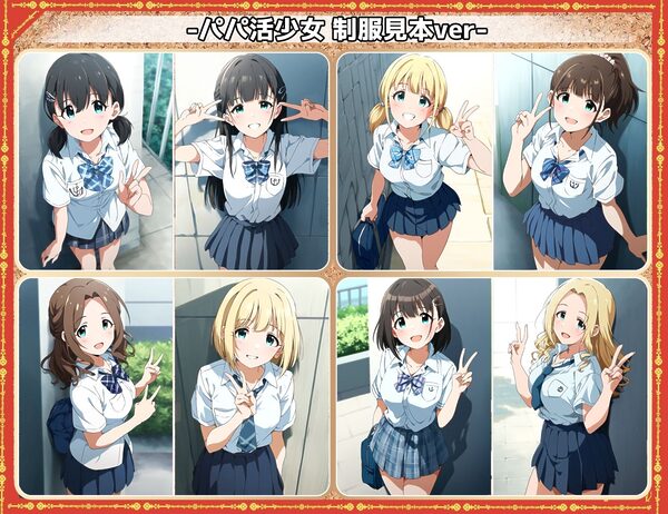 凌●&わからせフェチ特化 2020年代アニメ作画特集 凌●されるパパ活少女たち その1 -500枚を撮影- 画像6