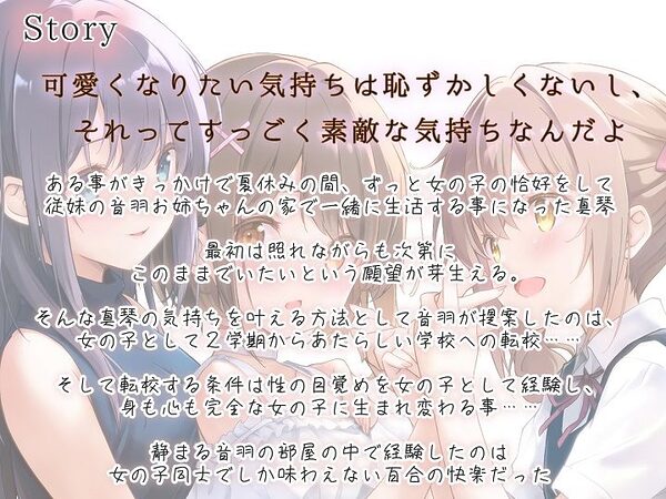 【TS百合】百合のつぼみが花咲く時、僕は私になる【KU100】 画像2