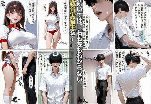 体力測定の後は・・・「生ハメ中出しOK！」魅惑のご奉仕SEX【コミック】【女子校生】【誘惑】【痴女】 画像6