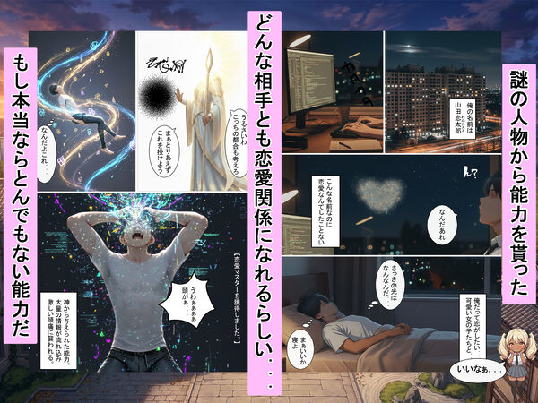 謎の人物から貰った能力で現実世界を無双！！女の子たちを情けない顔にさせる話 画像1