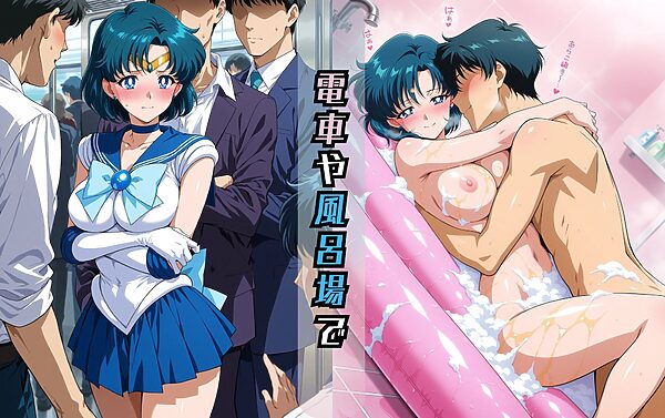 セーラーマーキュ〇ーのエッチな日々 画像3