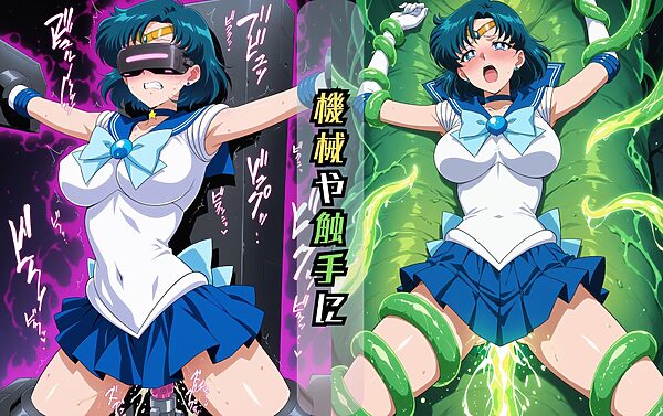 セーラーマーキュ〇ーのエッチな日々 画像5