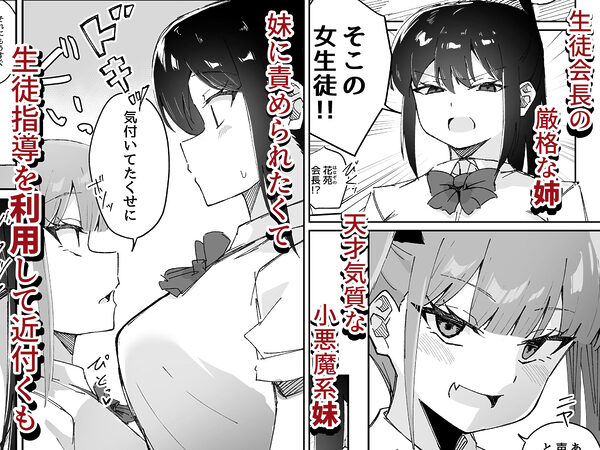 激弱乳首な堅物お姉ちゃんは小悪魔妹に逆らえない！ 画像1