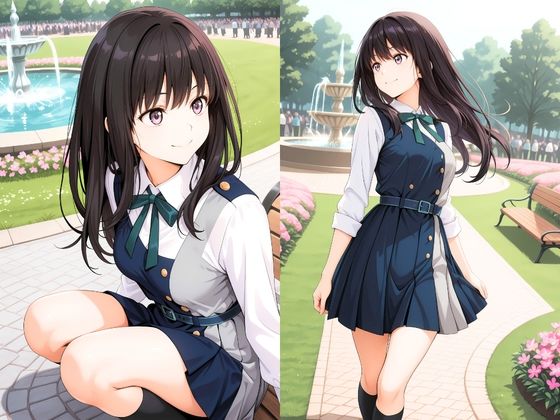 ［4K動画付き］井上た○な 公園堕とし:最強の銃弾、快楽に汚される リコリス・リ○イル 画像1