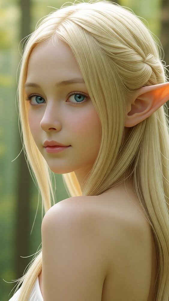 エルフの美女 -野外の情事- 画像3