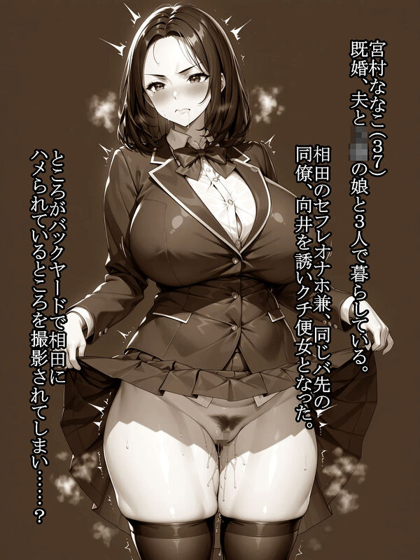 バ先の人妻ななこさんがデカチンに堕ちるまで 5 画像1