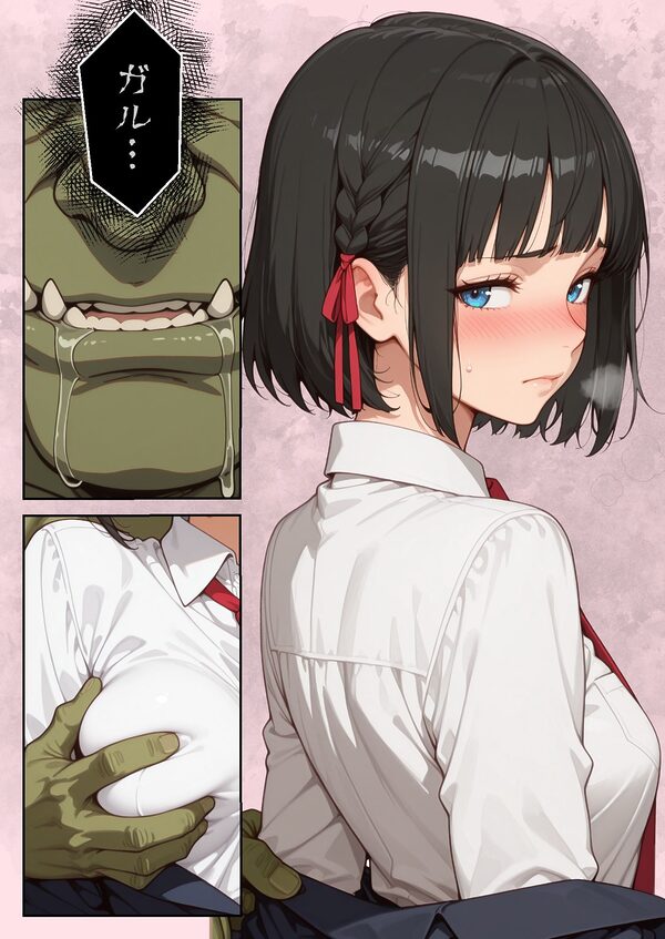 3回イッたら、オークのお嫁さんにされちゃう島 画像3