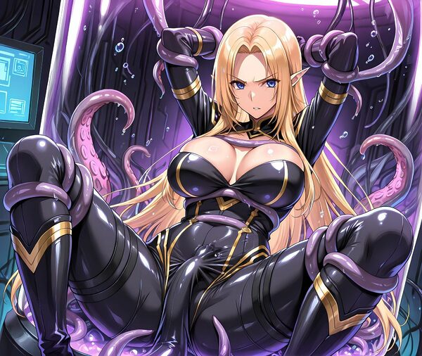 アルファ洗脳機械姦・悪堕ちドスケベ搾精 画像4