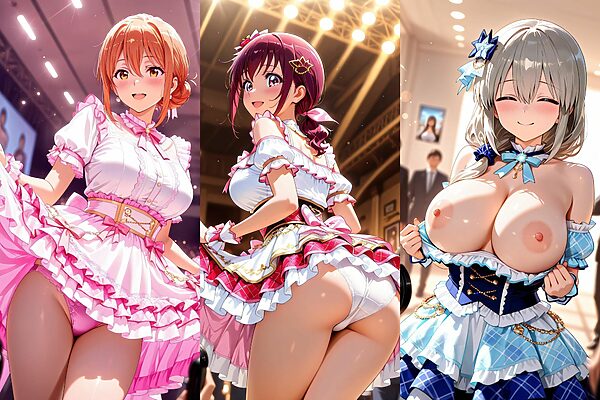 人妻アイドルの絶頂中出しライブ 画像2
