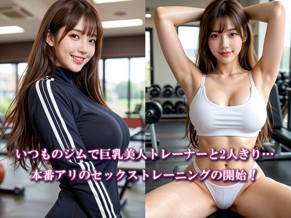 【AIのAV動画】本番アリのスポーツジムでセックストレーニング 画像2