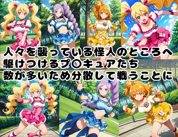 ボテキュア〜フ〇プリ敗北レ〇プ編〜 画像1