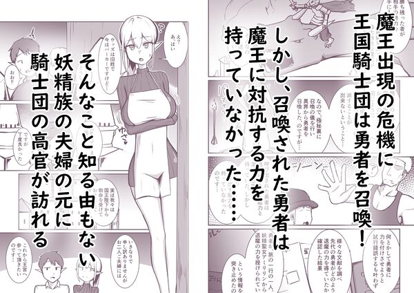 ちいさな妖精族の人妻は世界を救う為にクズ勇者様のオチンポケースになる 画像1