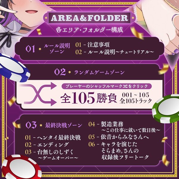 【ランダム】左右博打で運試しオナニー倍々ゲーム「7ステイフィールド」〜ランダム再生による左右選択式ギャンブルでアイテムを増やす射精我慢ゲーム〜 画像6