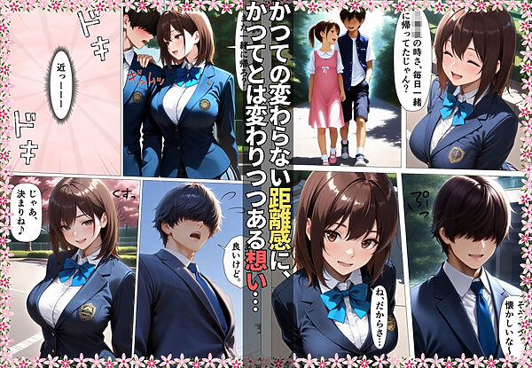 久々に再会した幼馴染が痴女で誘惑されガチハメSEXした件【コミック】【女子校生】【いちゃラブ】【淫乱】【150p】 画像3