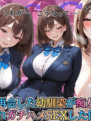 久々に再会した幼馴染が痴女で誘惑されガチハメSEXした件【コミック】【女子校生】【いちゃラブ】【淫乱】【150p】【マッテテコイサンマン】