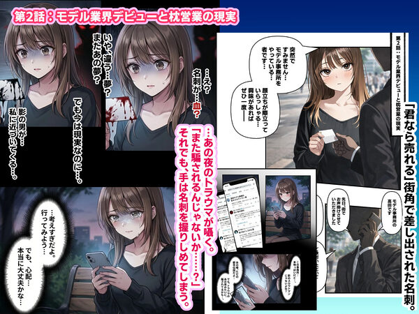 モデルの卵 美咲の闇路 〜純潔を奪われ、枕営業と闇パーティーで再び堕ちるトラウマ連鎖〜 画像3